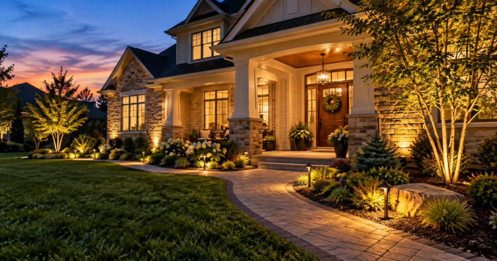 How Landscape Lighting Improves Safety and Curb Appeal for Your Lawn